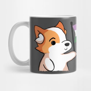 Genderqueer Pride - Corgi Version Mug